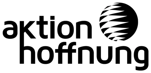 Logo aktion hoffnung schwarz-weiß Logo aktion hoffnung schwarz-weiß